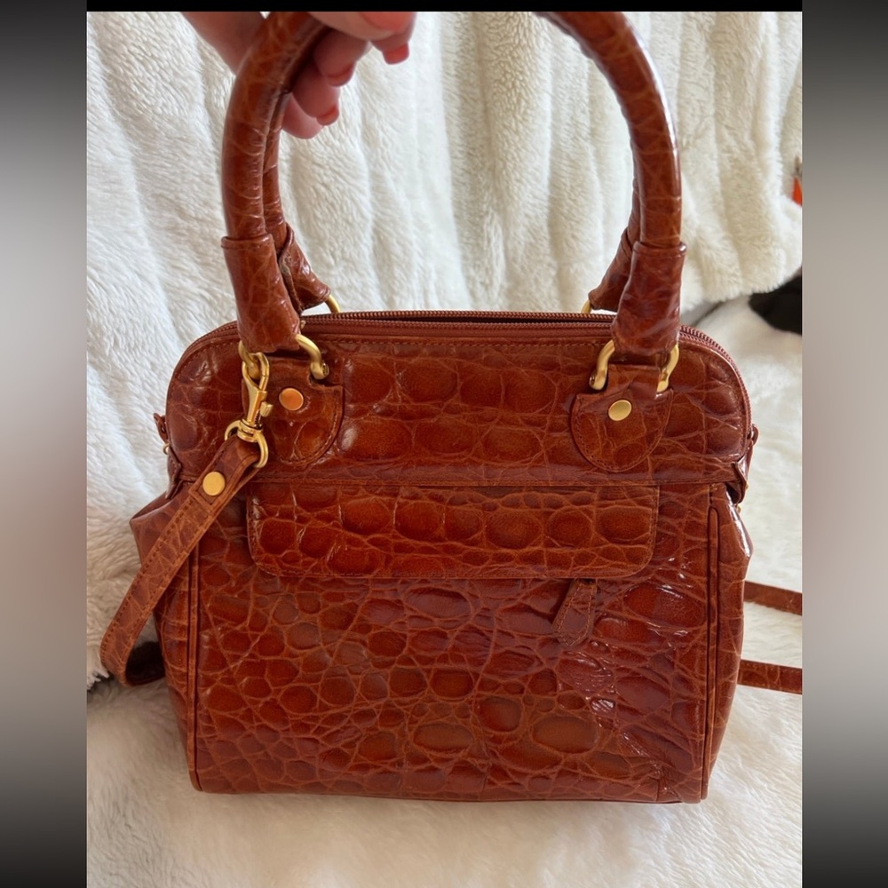 Brio Dome, Vintage, genuine leather, Crossbody/ Handbag